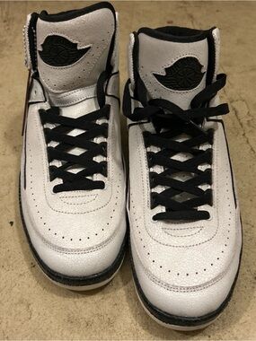Jordan 2 A Ma Maniere Men’s White and Black High-Top Sneakers